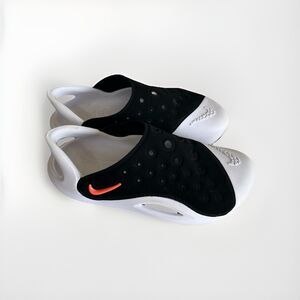 Nike Aqua Swoosh Black And White Kids Youth 2  Athletic Sandal